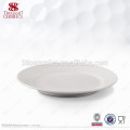 Prato de louça de porcelana simples prato branco pratos personalizados para restaurante